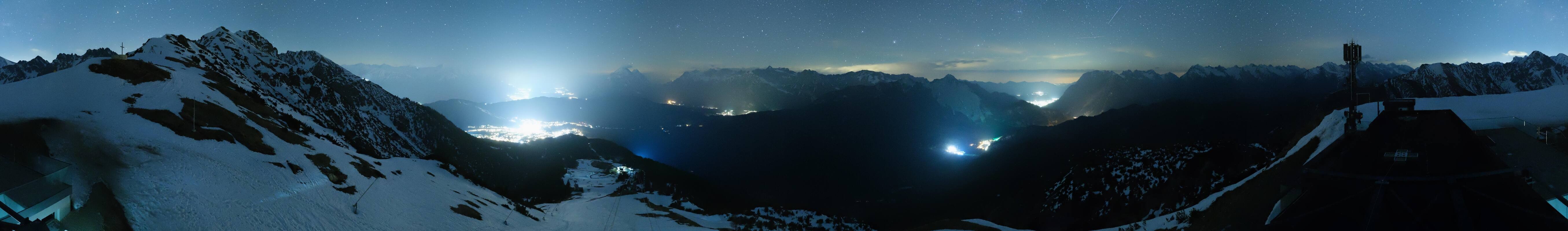 Archiv Foto Webcam Seefeld Rosshütte - Bergstation Seefelder Joch