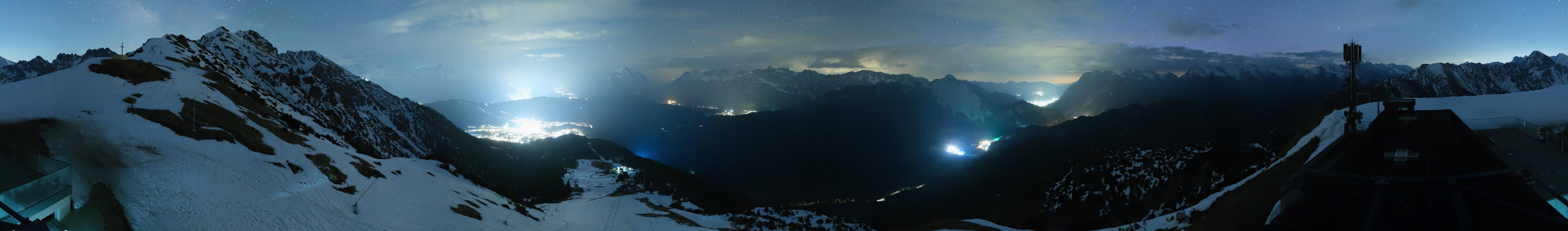 Archiv Foto Webcam Seefeld Rosshütte - Bergstation Seefelder Joch