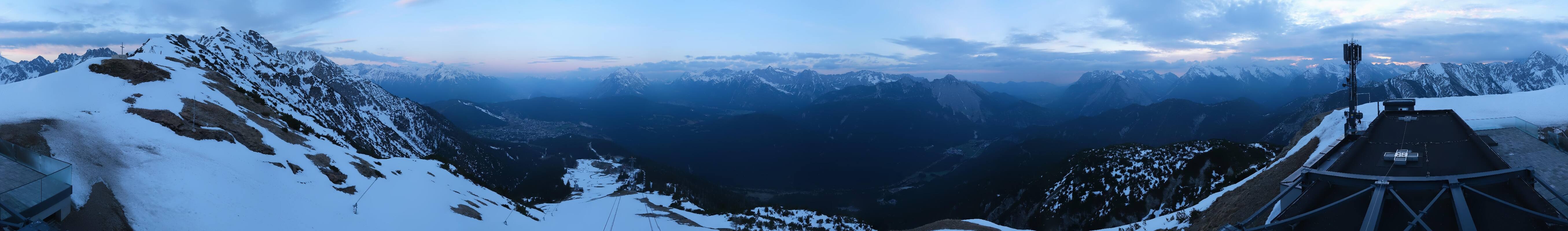 Archiv Foto Webcam Seefeld Rosshütte - Bergstation Seefelder Joch