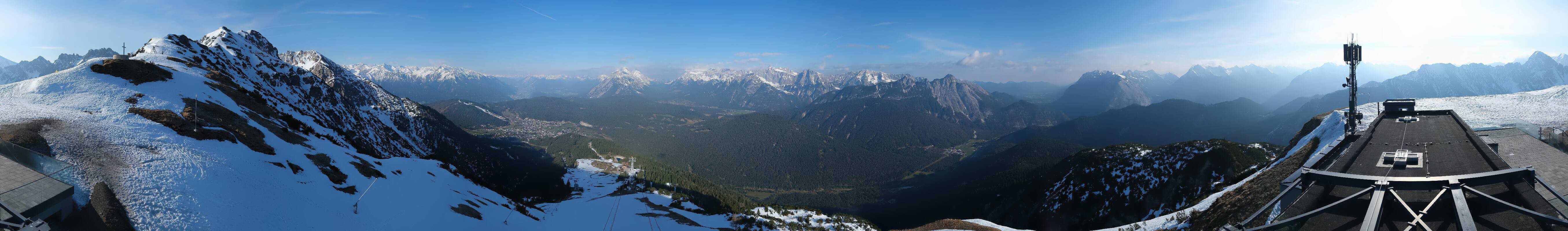 Archiv Foto Webcam Seefeld Rosshütte - Bergstation Seefelder Joch