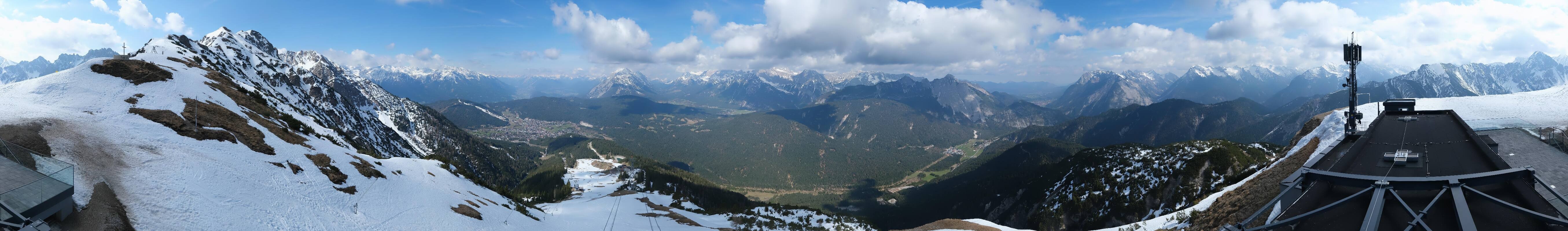 Archiv Foto Webcam Seefeld Rosshütte - Bergstation Seefelder Joch