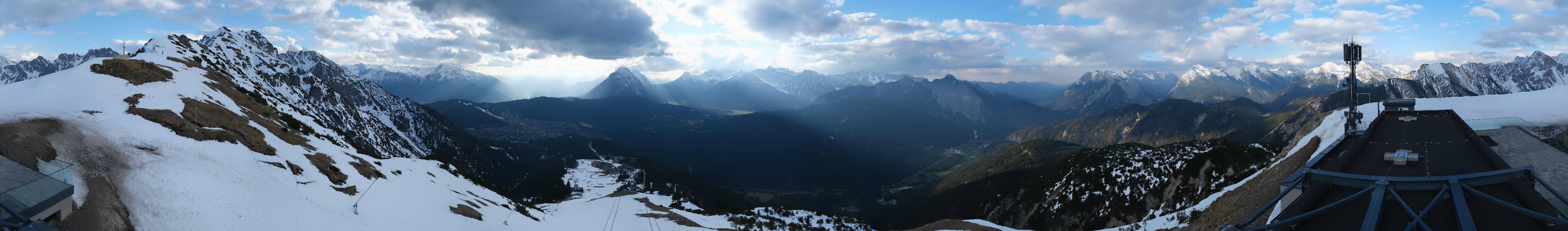 Archiv Foto Webcam Seefeld Rosshütte - Bergstation Seefelder Joch