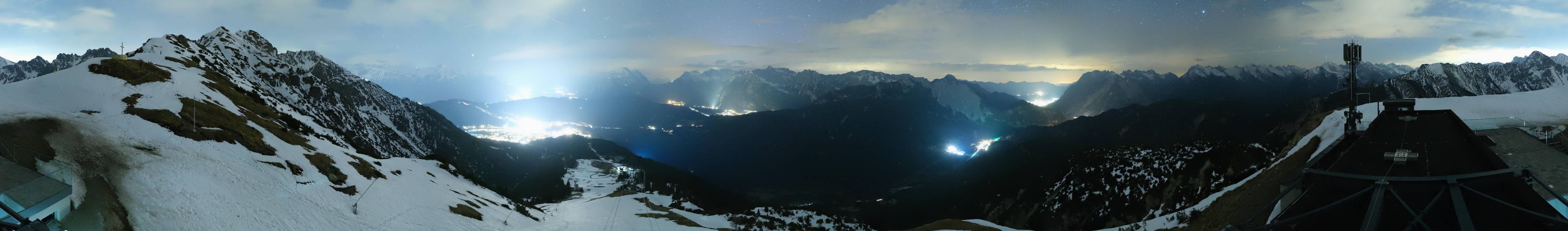 Archiv Foto Webcam Seefeld Rosshütte - Bergstation Seefelder Joch