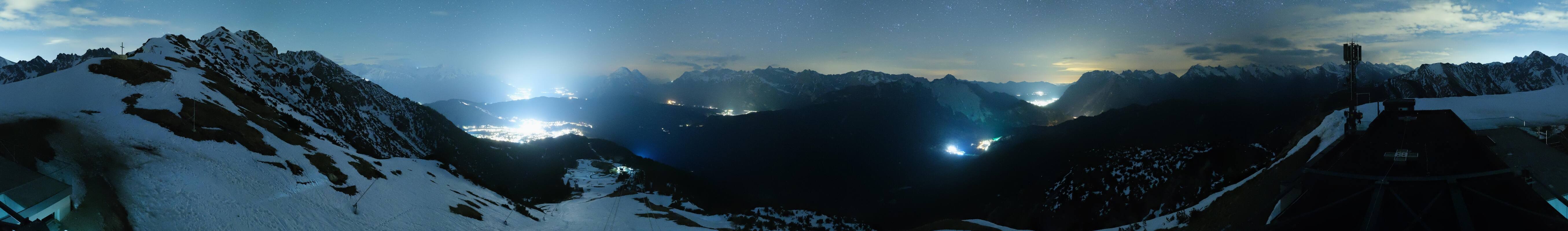 Archiv Foto Webcam Seefeld Rosshütte - Bergstation Seefelder Joch