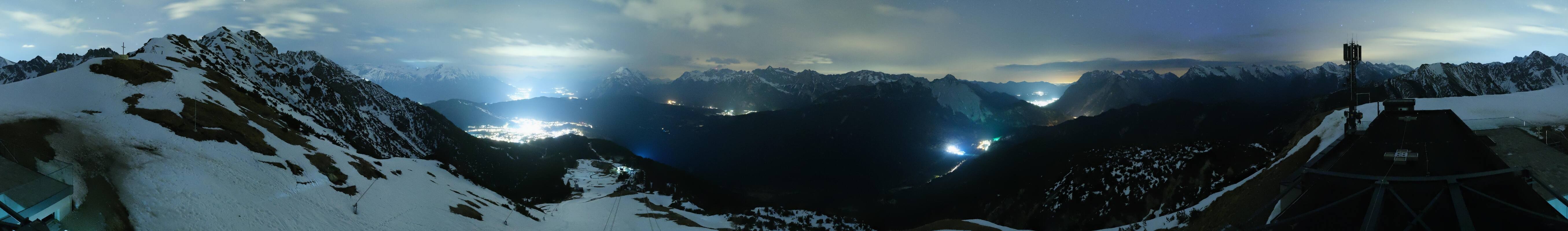 Archiv Foto Webcam Seefeld Rosshütte - Bergstation Seefelder Joch