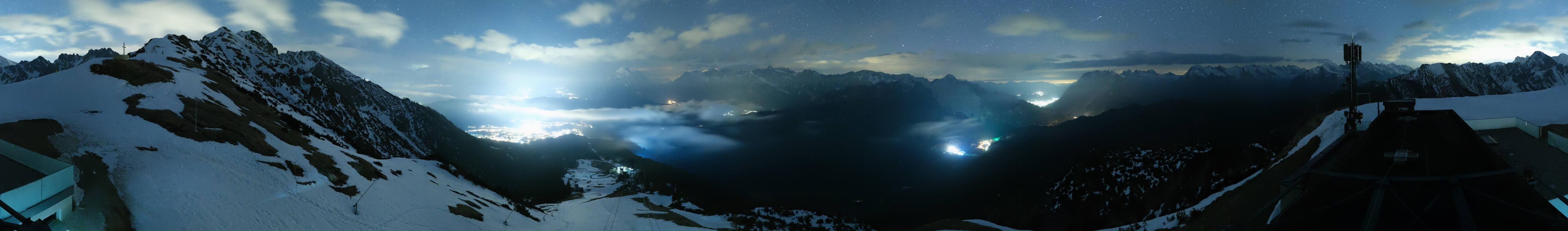 Archiv Foto Webcam Seefeld Rosshütte - Bergstation Seefelder Joch