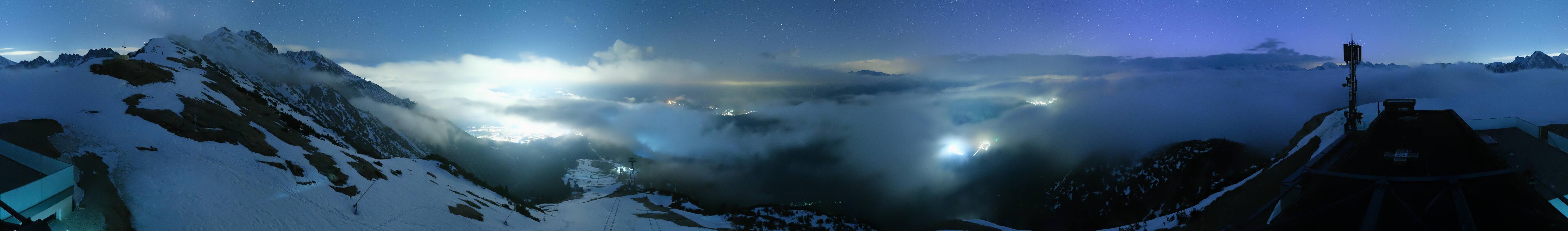 Archiv Foto Webcam Seefeld Rosshütte - Bergstation Seefelder Joch