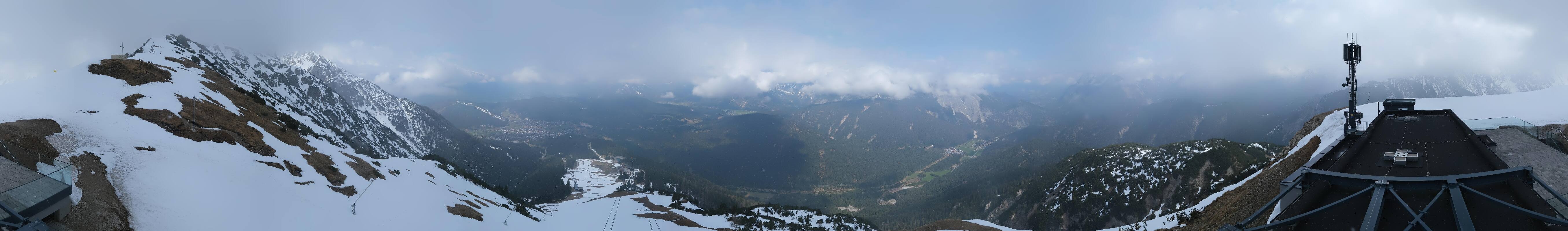 Archiv Foto Webcam Seefeld Rosshütte - Bergstation Seefelder Joch