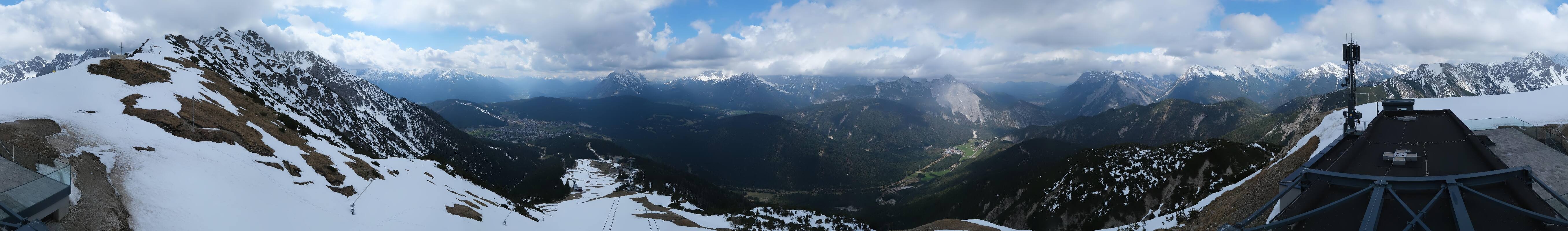 Archiv Foto Webcam Seefeld Rosshütte - Bergstation Seefelder Joch