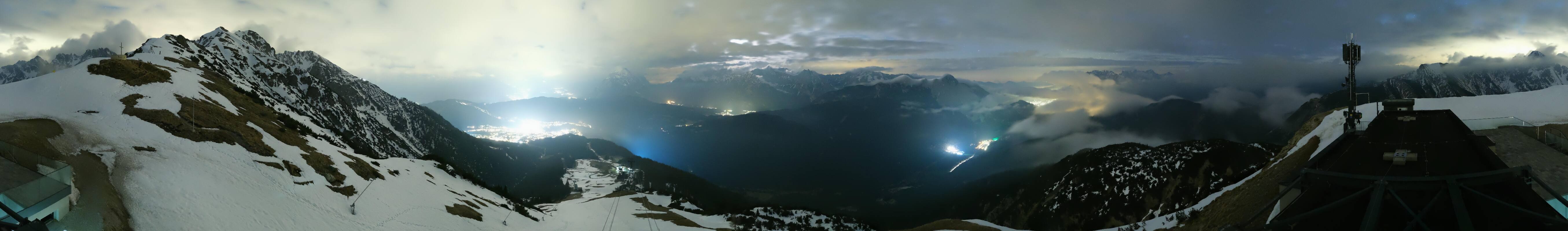 Archiv Foto Webcam Seefeld Rosshütte - Bergstation Seefelder Joch