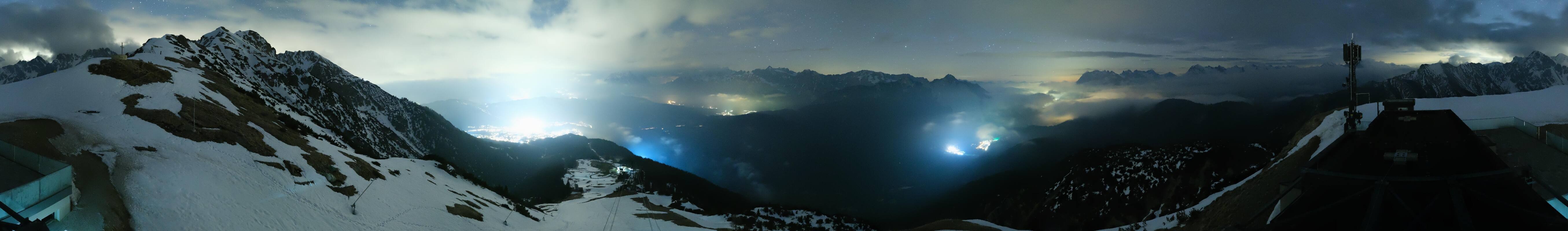 Archiv Foto Webcam Seefeld Rosshütte - Bergstation Seefelder Joch