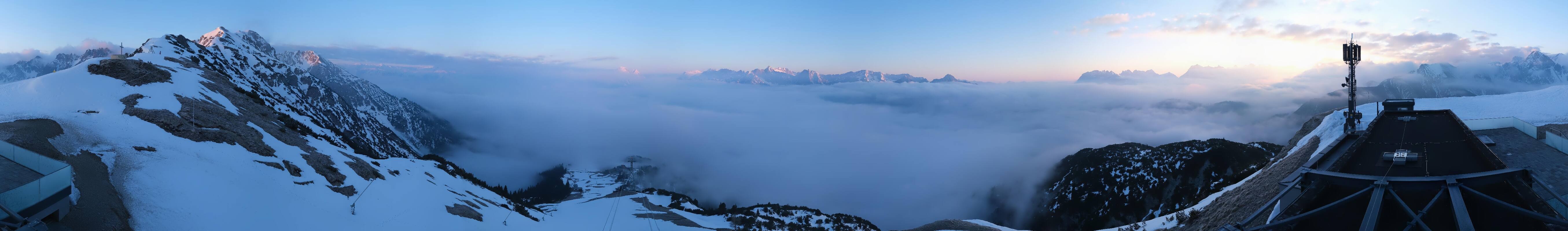 Archiv Foto Webcam Seefeld Rosshütte - Bergstation Seefelder Joch