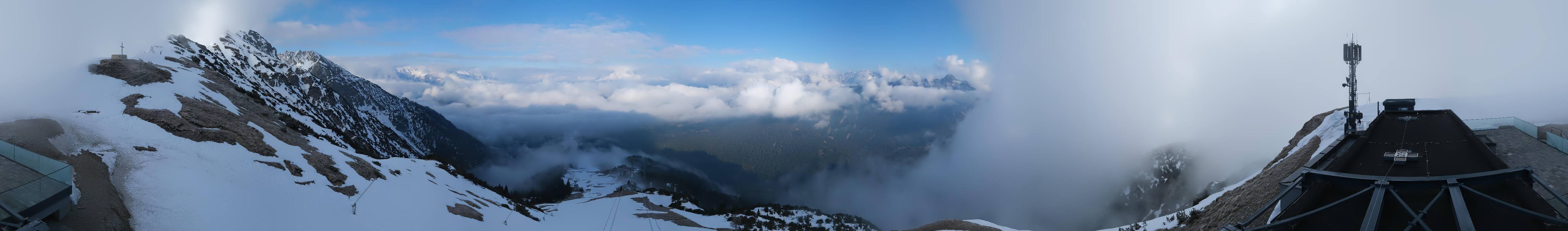Archiv Foto Webcam Seefeld Rosshütte - Bergstation Seefelder Joch