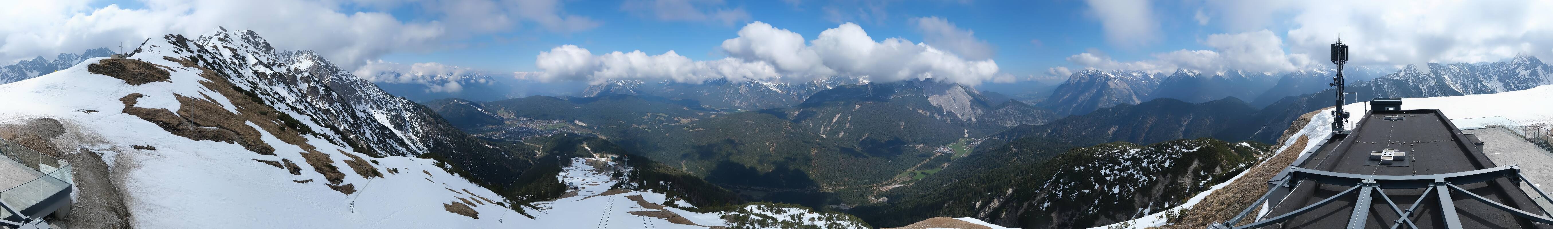 Archiv Foto Webcam Seefeld Rosshütte - Bergstation Seefelder Joch