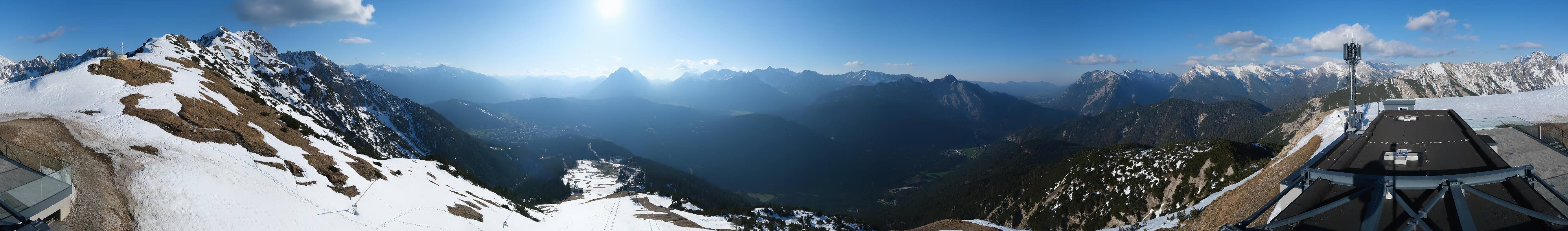 Archiv Foto Webcam Seefeld Rosshütte - Bergstation Seefelder Joch