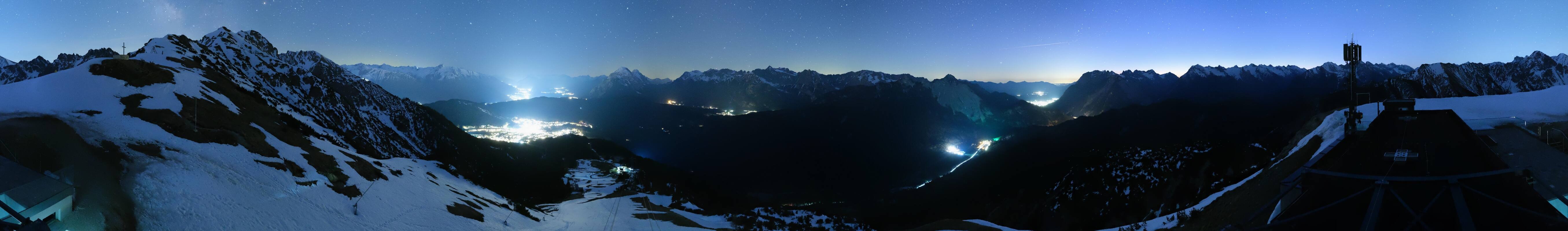 Archiv Foto Webcam Seefeld Rosshütte - Bergstation Seefelder Joch