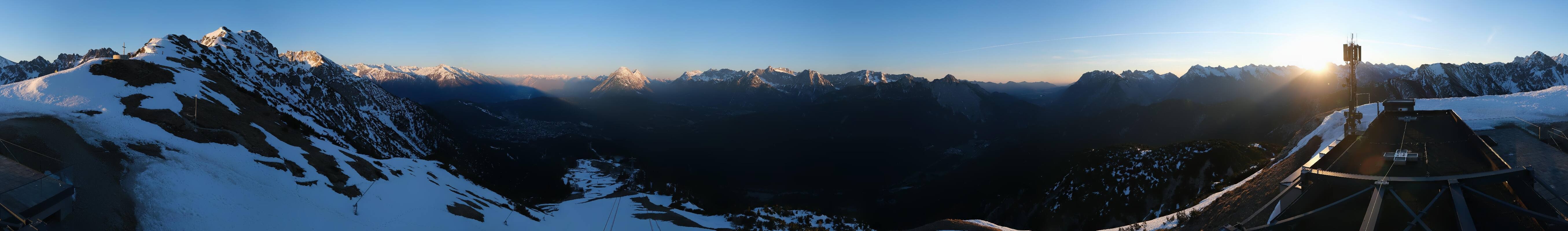 Archiv Foto Webcam Seefeld Rosshütte - Bergstation Seefelder Joch