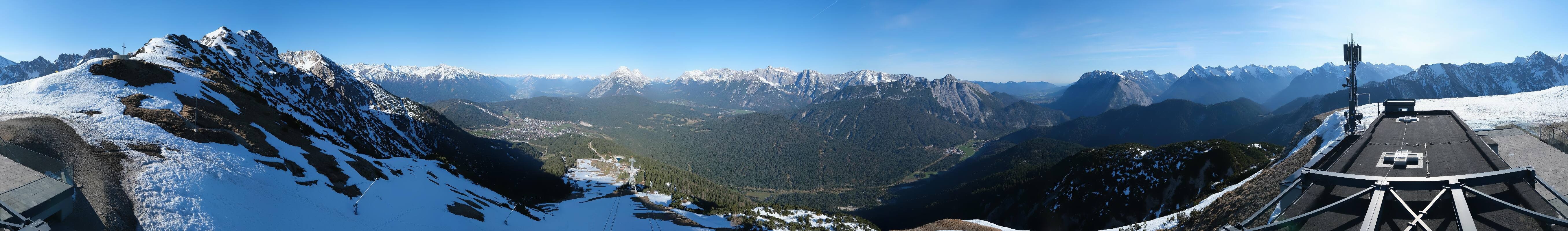 Archiv Foto Webcam Seefeld Rosshütte - Bergstation Seefelder Joch