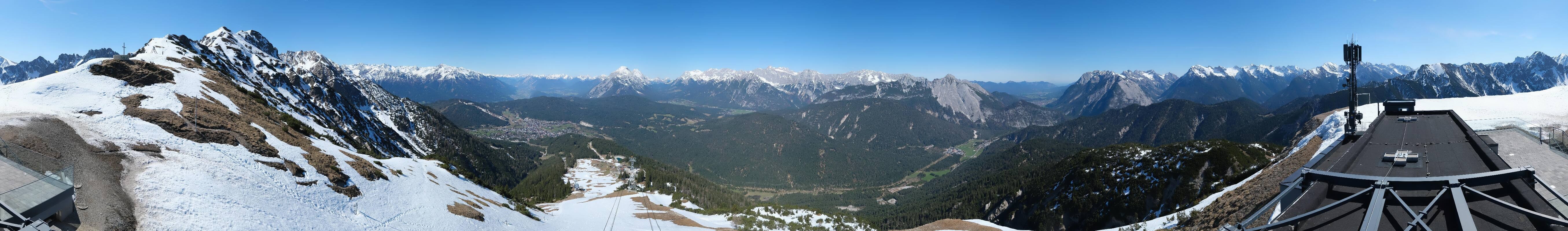 Archiv Foto Webcam Seefeld Rosshütte - Bergstation Seefelder Joch