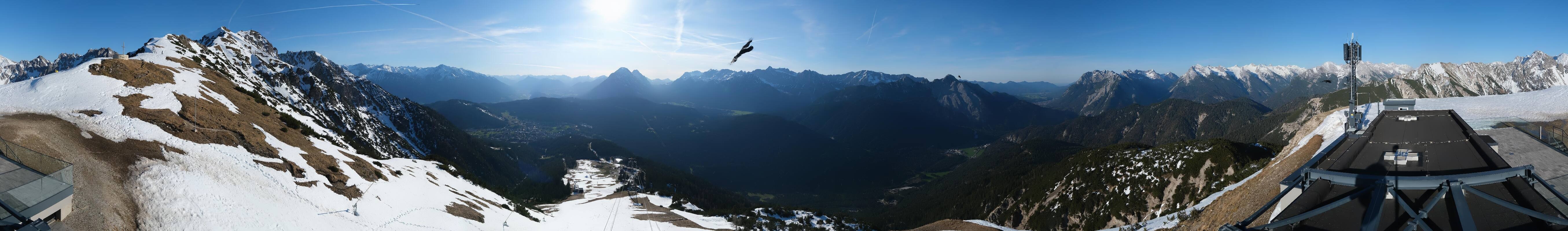 Archiv Foto Webcam Seefeld Rosshütte - Bergstation Seefelder Joch