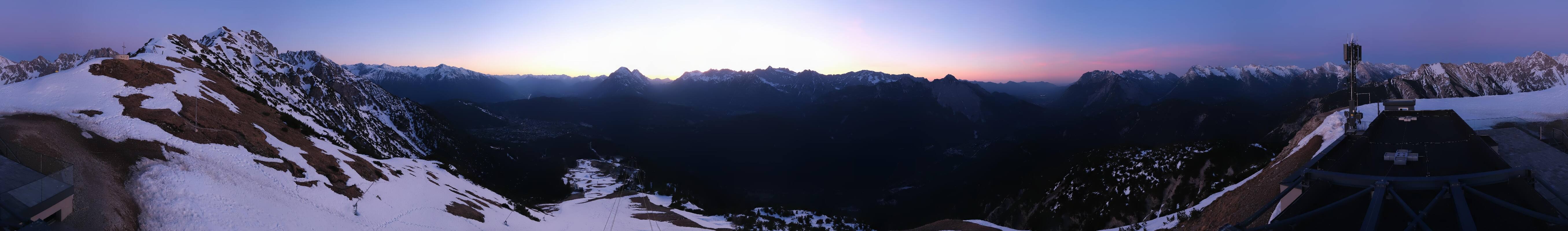 Archiv Foto Webcam Seefeld Rosshütte - Bergstation Seefelder Joch