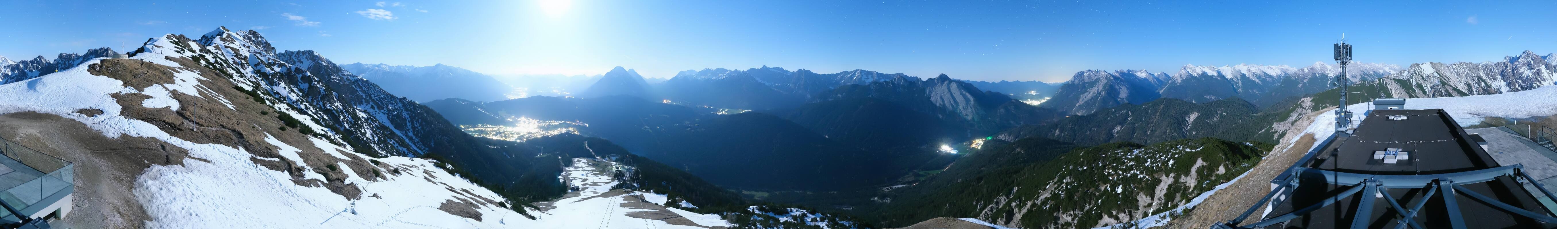 Archiv Foto Webcam Seefeld Rosshütte - Bergstation Seefelder Joch