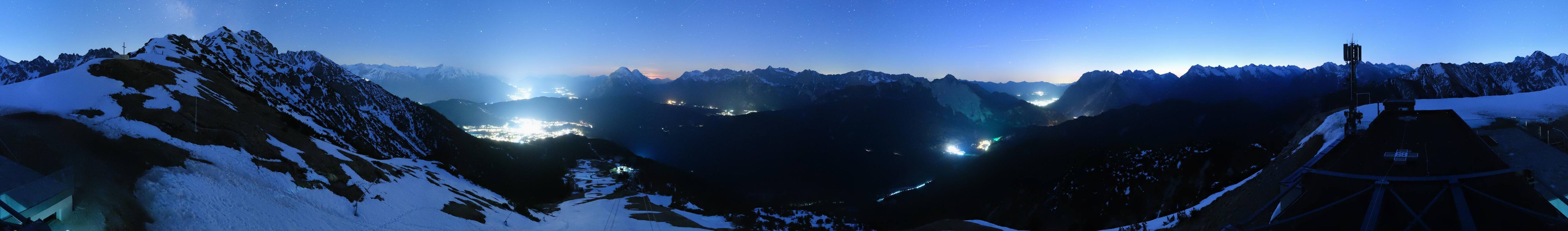 Archiv Foto Webcam Seefeld Rosshütte - Bergstation Seefelder Joch