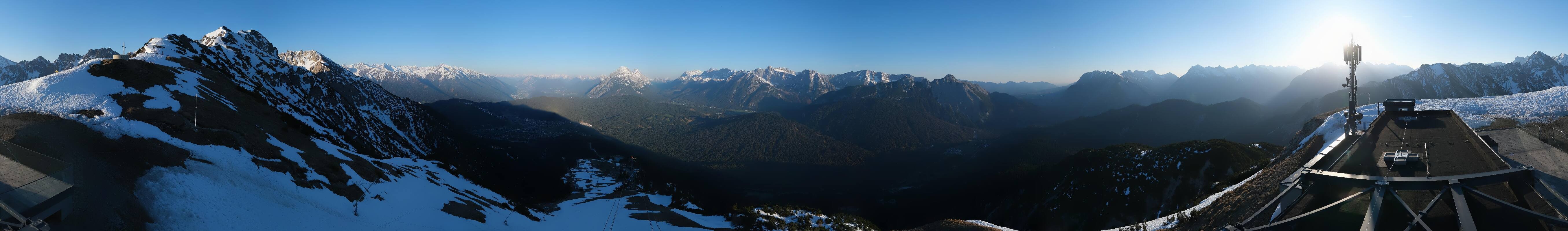 Archiv Foto Webcam Seefeld Rosshütte - Bergstation Seefelder Joch
