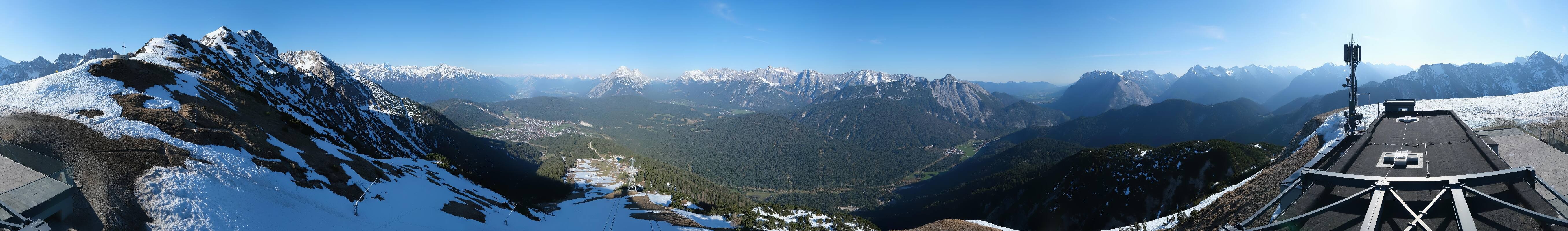 Archiv Foto Webcam Seefeld Rosshütte - Bergstation Seefelder Joch