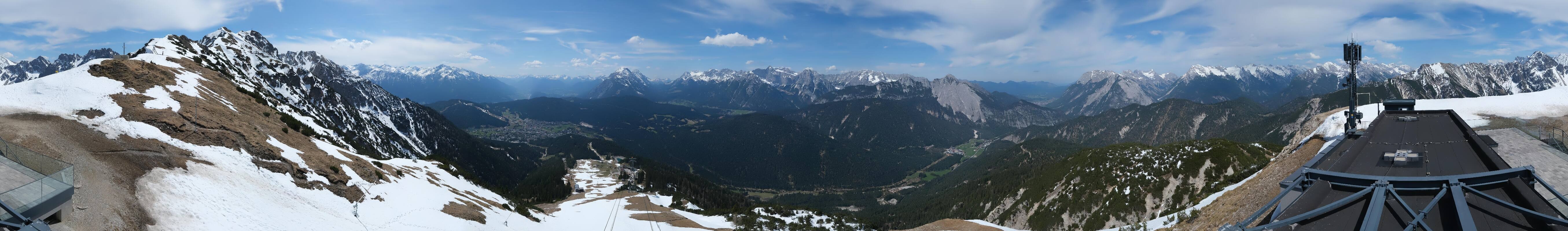 Archiv Foto Webcam Seefeld Rosshütte - Bergstation Seefelder Joch