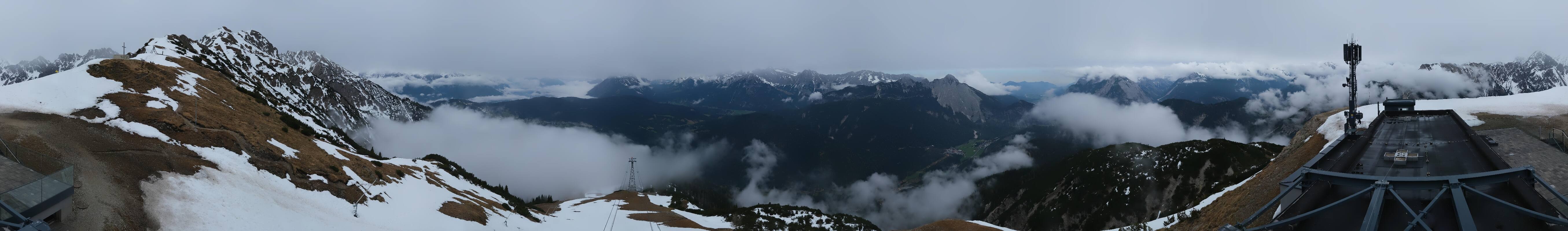 Archiv Foto Webcam Seefeld Rosshütte - Bergstation Seefelder Joch