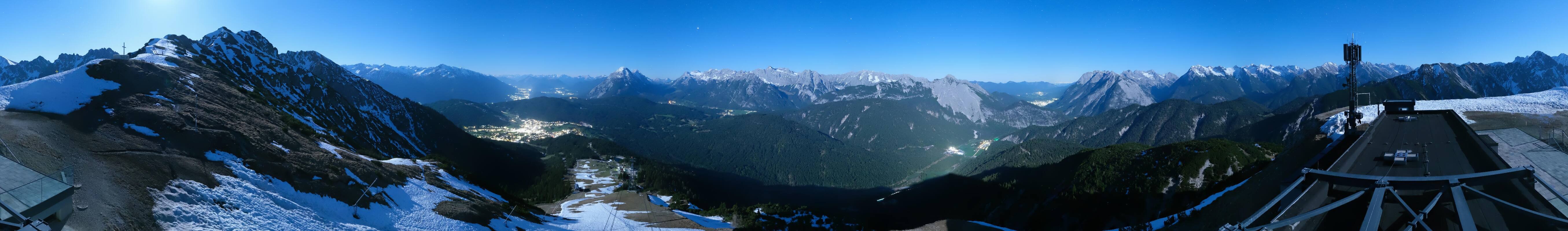 Archiv Foto Webcam Seefeld Rosshütte - Bergstation Seefelder Joch