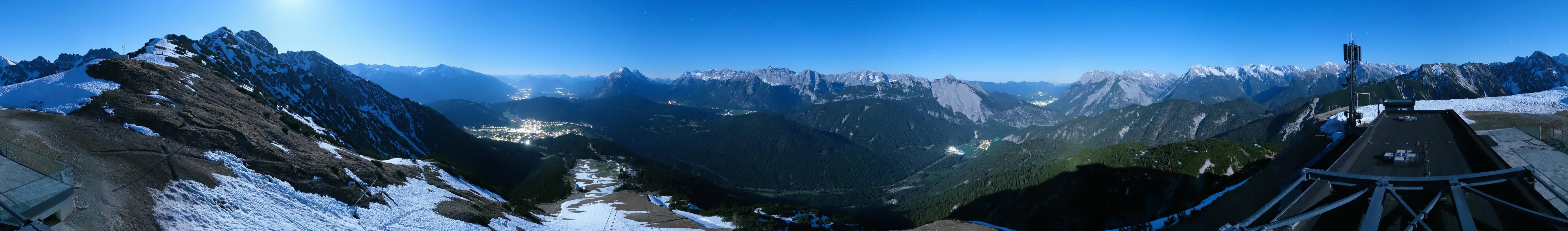 Archiv Foto Webcam Seefeld Rosshütte - Bergstation Seefelder Joch