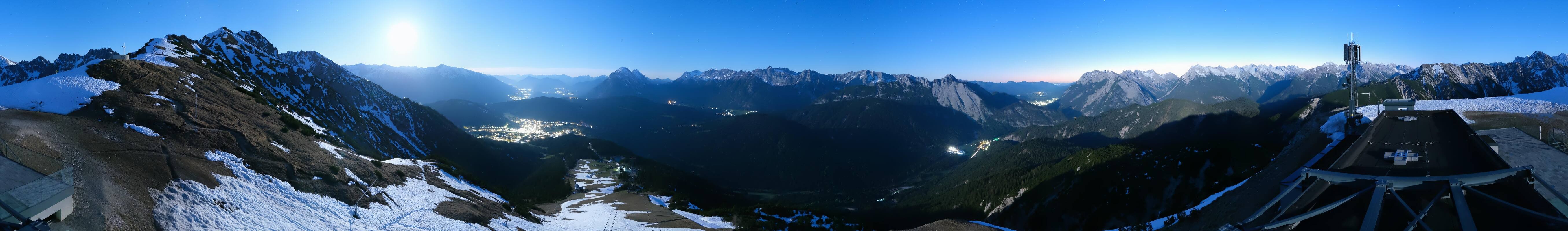 Archiv Foto Webcam Seefeld Rosshütte - Bergstation Seefelder Joch