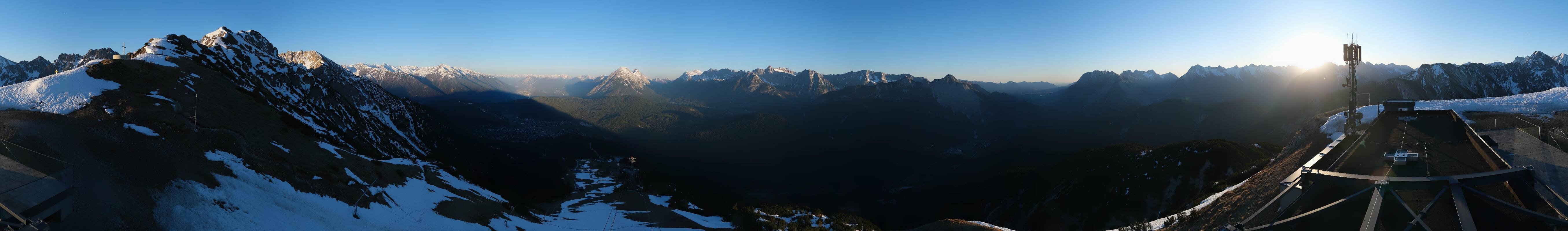 Archiv Foto Webcam Seefeld Rosshütte - Bergstation Seefelder Joch