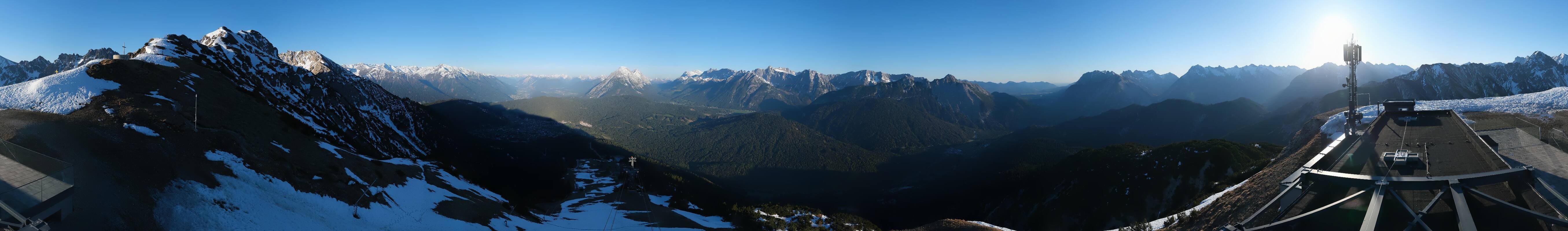 Archiv Foto Webcam Seefeld Rosshütte - Bergstation Seefelder Joch