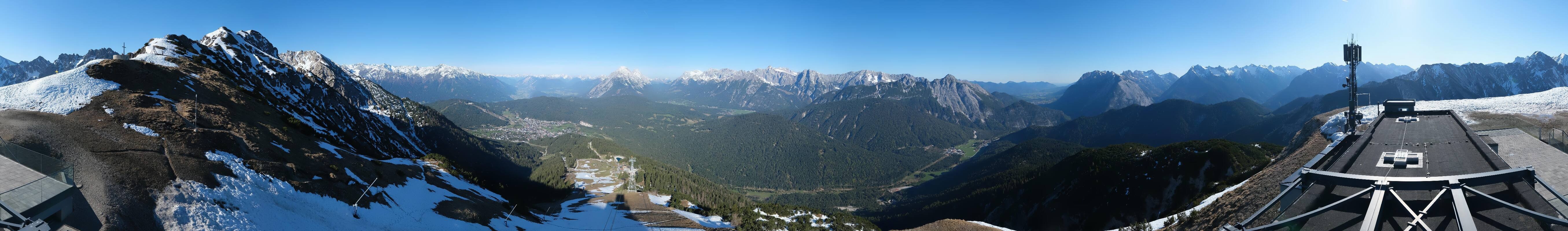 Archiv Foto Webcam Seefeld Rosshütte - Bergstation Seefelder Joch