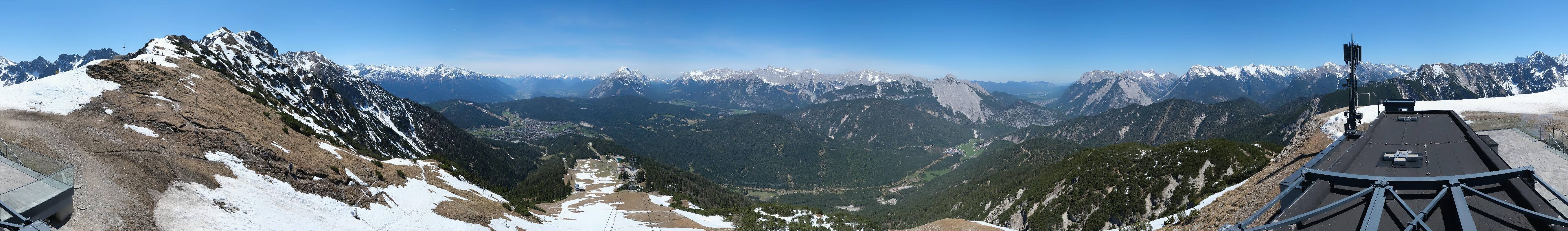 Archiv Foto Webcam Seefeld Rosshütte - Bergstation Seefelder Joch