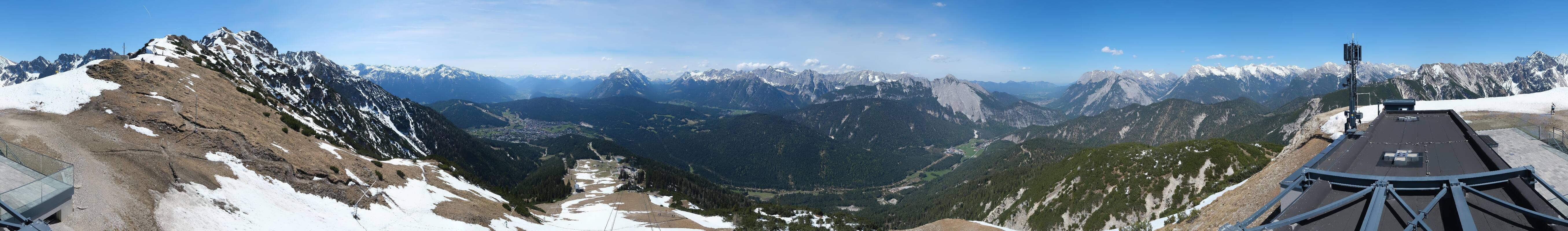 Archiv Foto Webcam Seefeld Rosshütte - Bergstation Seefelder Joch