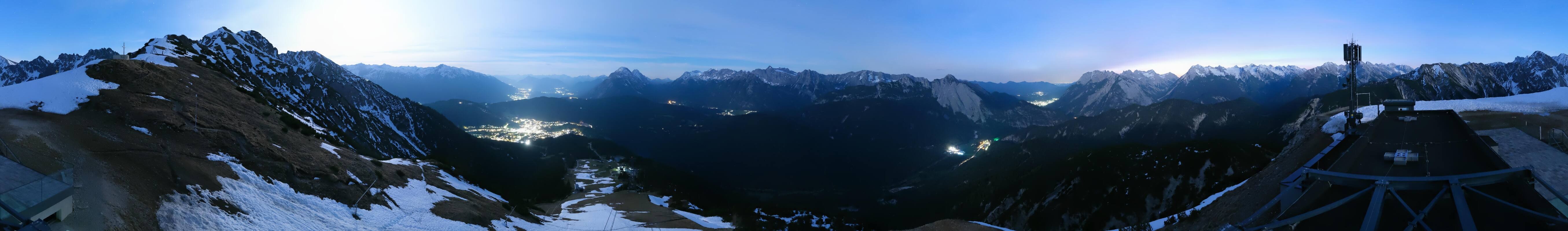 Archiv Foto Webcam Seefeld Rosshütte - Bergstation Seefelder Joch