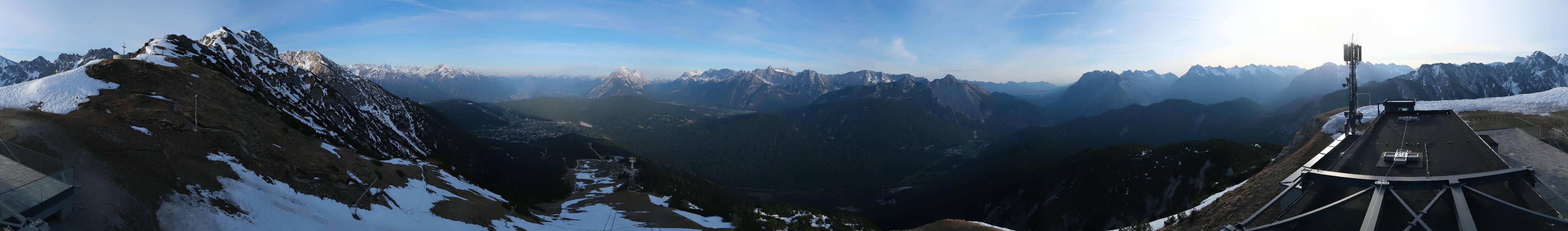 Archiv Foto Webcam Seefeld Rosshütte - Bergstation Seefelder Joch