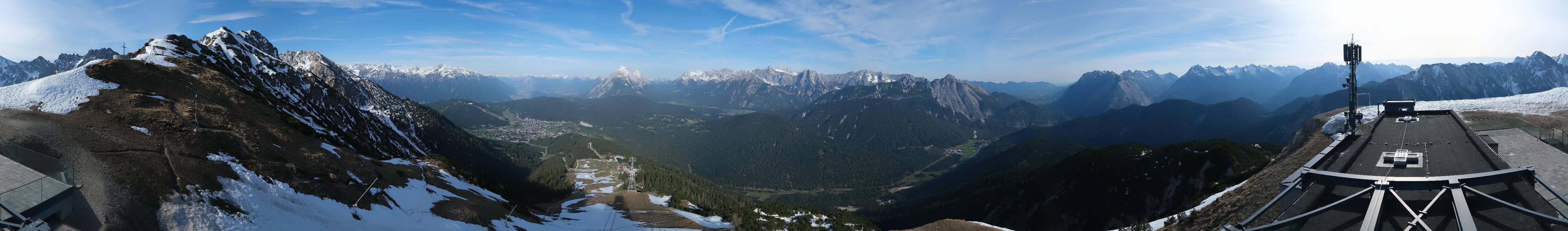 Archiv Foto Webcam Seefeld Rosshütte - Bergstation Seefelder Joch