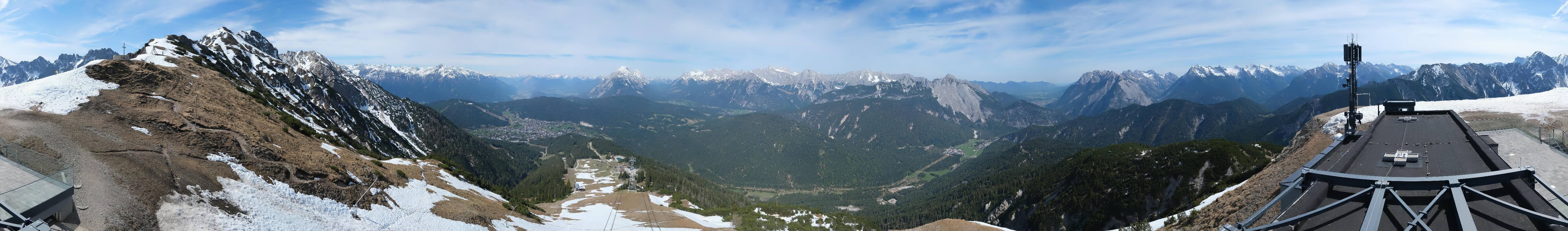 Archiv Foto Webcam Seefeld Rosshütte - Bergstation Seefelder Joch