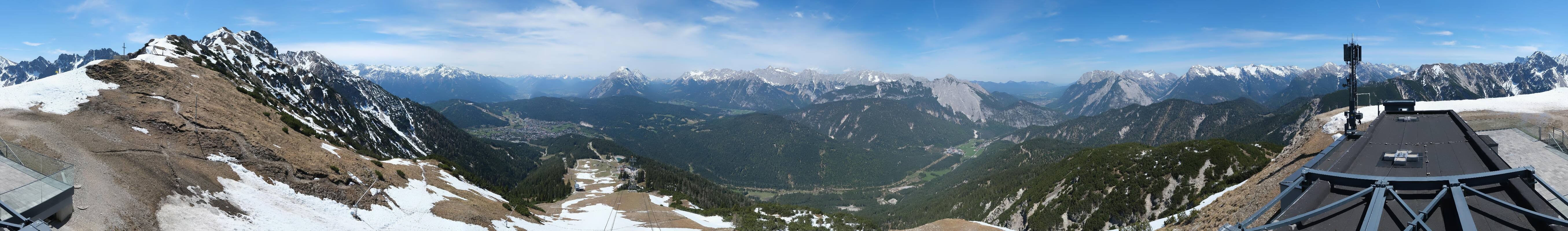 Archiv Foto Webcam Seefeld Rosshütte - Bergstation Seefelder Joch