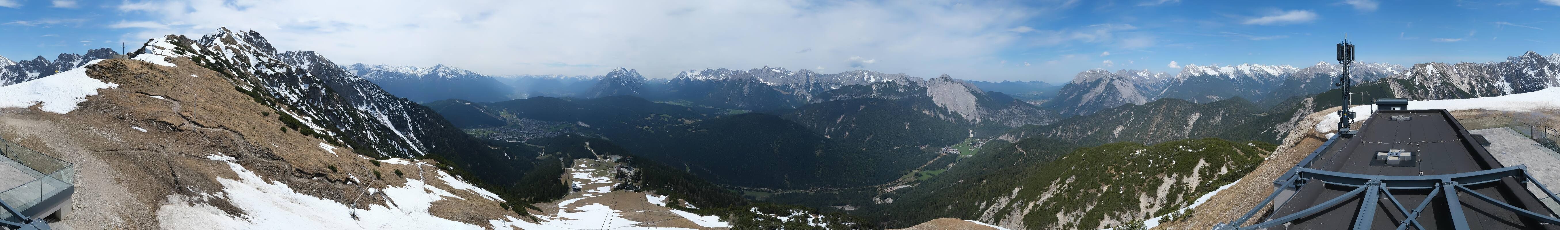 Archiv Foto Webcam Seefeld Rosshütte - Bergstation Seefelder Joch