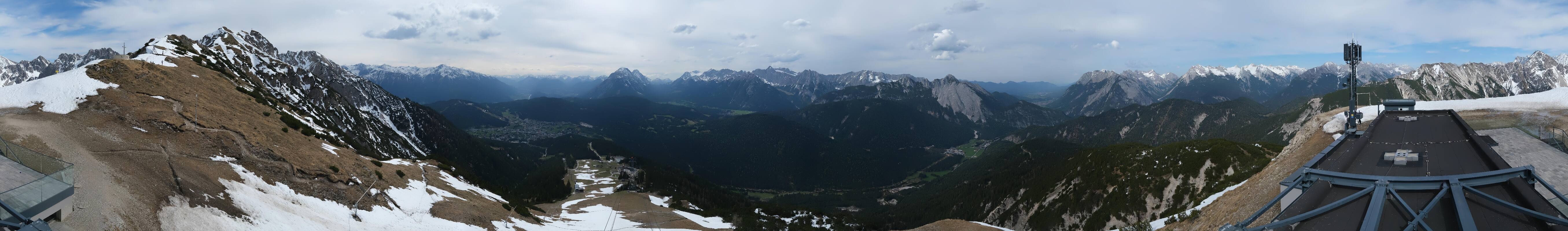 Archiv Foto Webcam Seefeld Rosshütte - Bergstation Seefelder Joch
