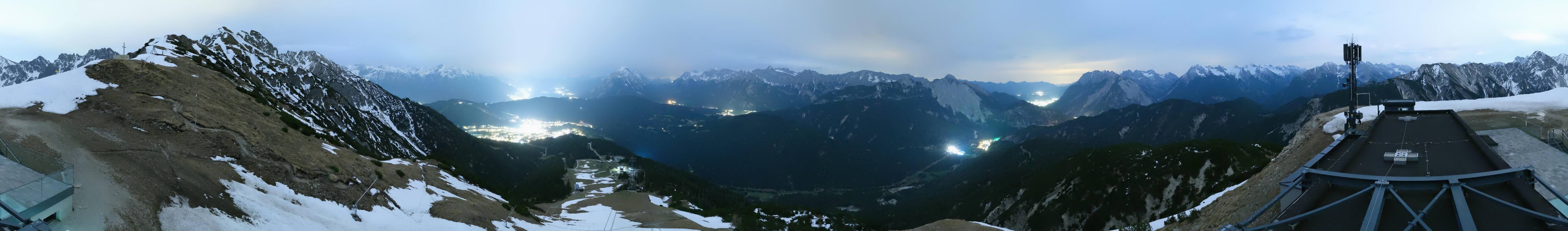 Archiv Foto Webcam Seefeld Rosshütte - Bergstation Seefelder Joch