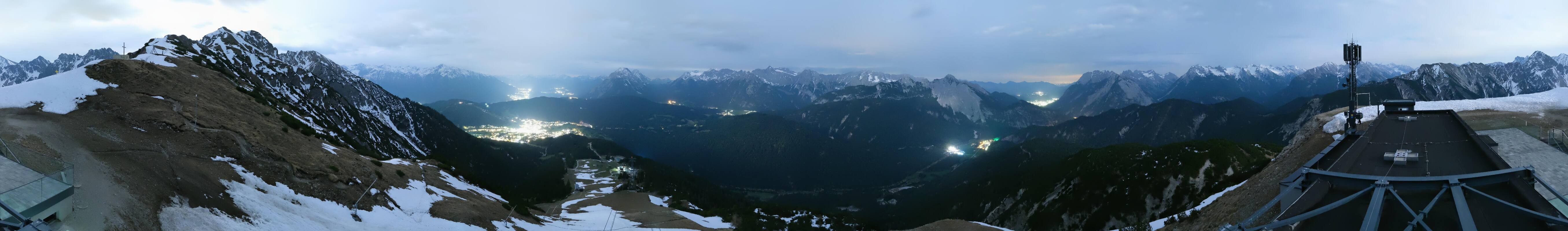 Archiv Foto Webcam Seefeld Rosshütte - Bergstation Seefelder Joch