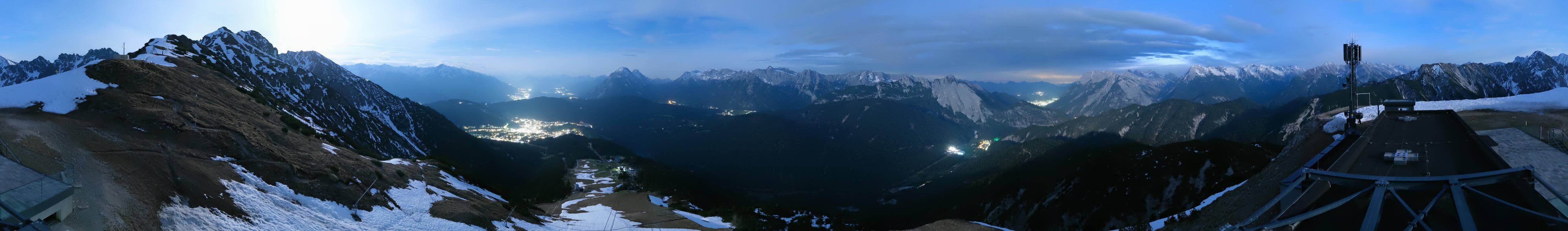 Archiv Foto Webcam Seefeld Rosshütte - Bergstation Seefelder Joch