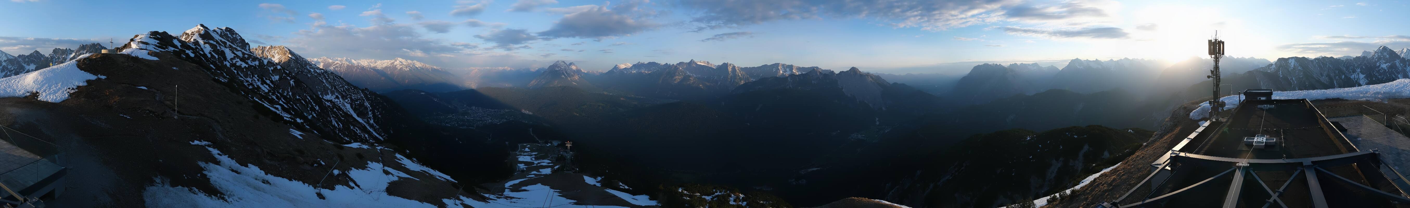 Archiv Foto Webcam Seefeld Rosshütte - Bergstation Seefelder Joch